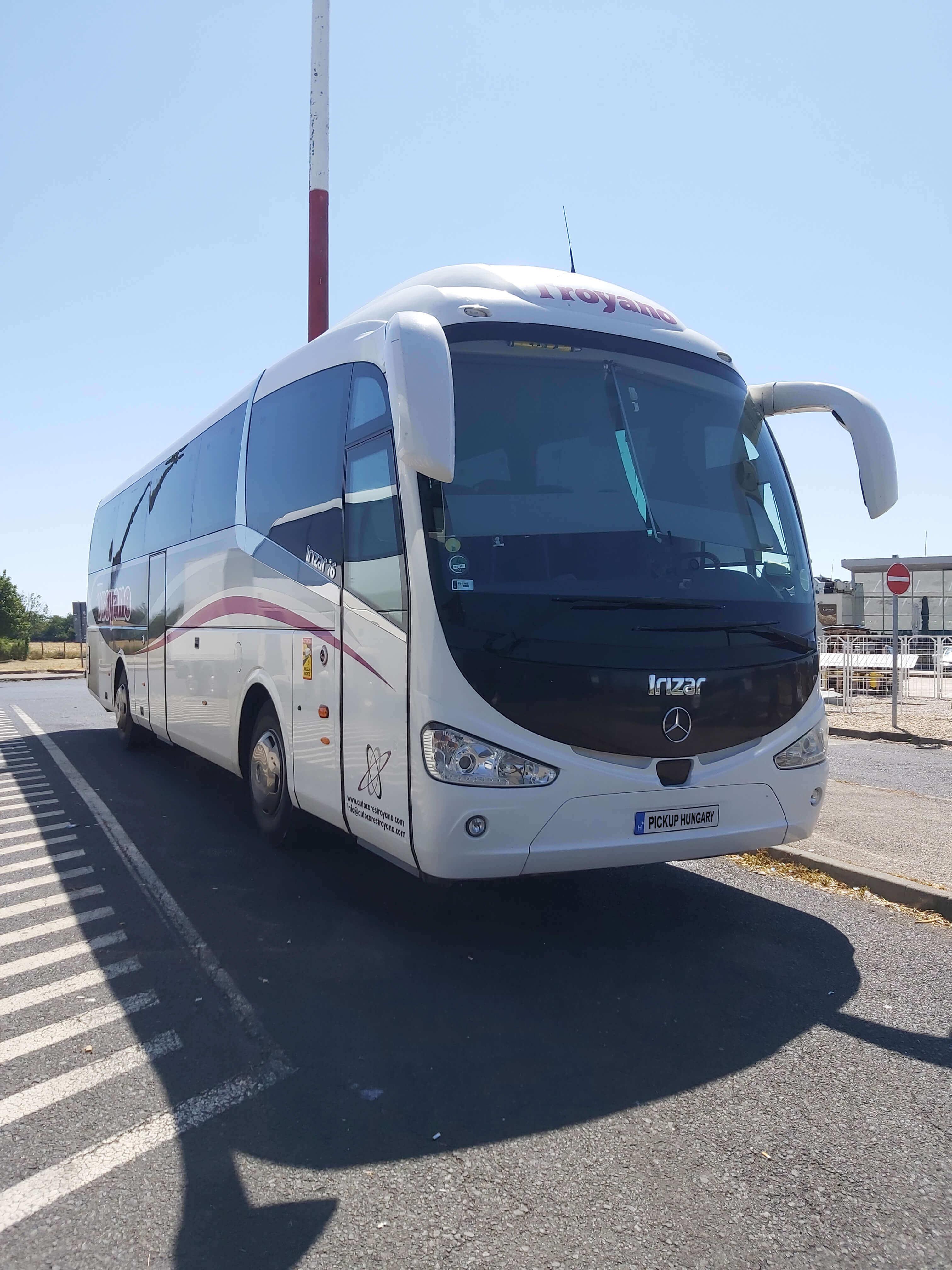 Bus 49 PAX rental in Hungary — up to 49 passengers