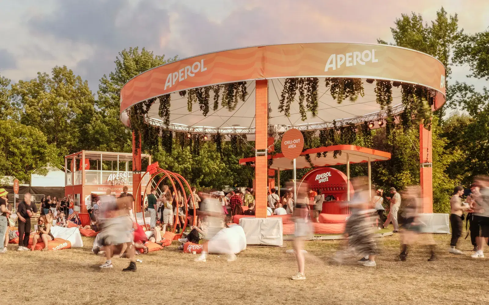 Aperol Spritz на фестивале Sziget