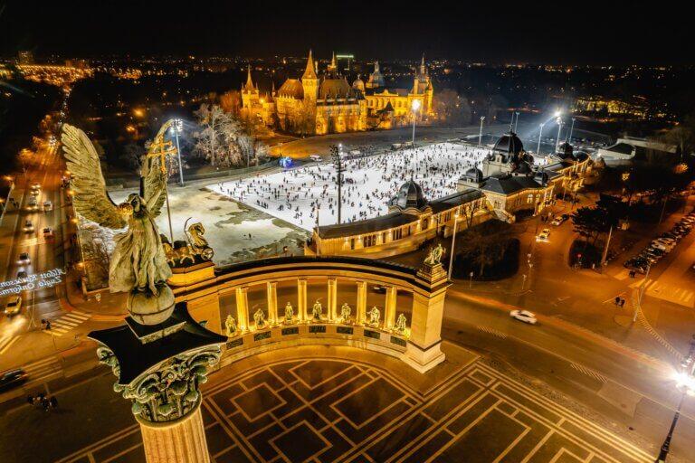 Ice Skating at Vajdahunyad Castle — A Winter Wonderland in Budapest