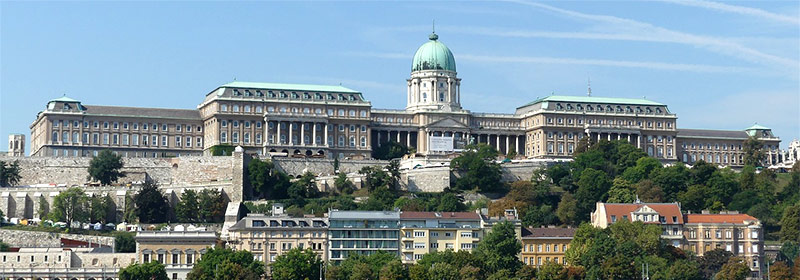The Buda Castle and a complex of historic buildings make up the Castle District.