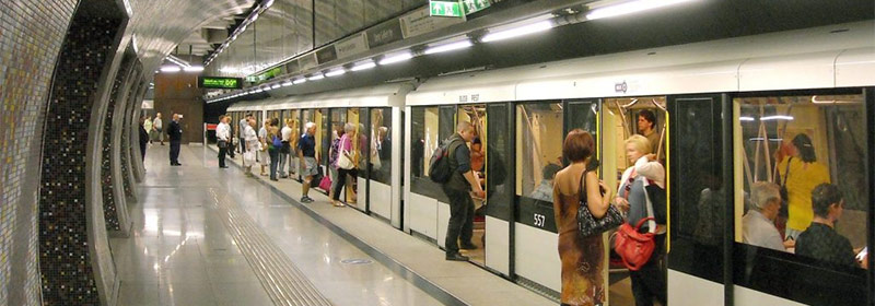 Budapest metro station