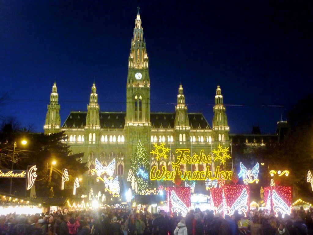 Private transfer from Budapest to Vienna’s Christmas Market. Vienna’s Christmas Market was one of the first biggest Christmas Markets.  A lots of beautiful sights, good food, stalls with the most mesmerizing Christmas ornaments. Book private transfer from Budapest to Vienna