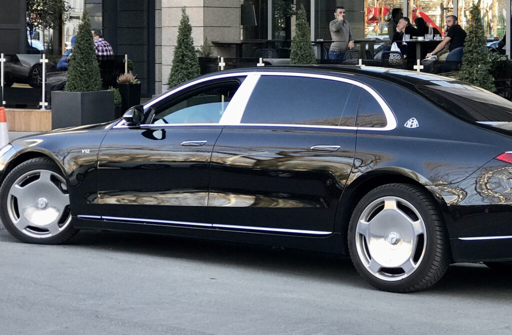 Mercedes-Benz Maybach in Budapest. Luxury car