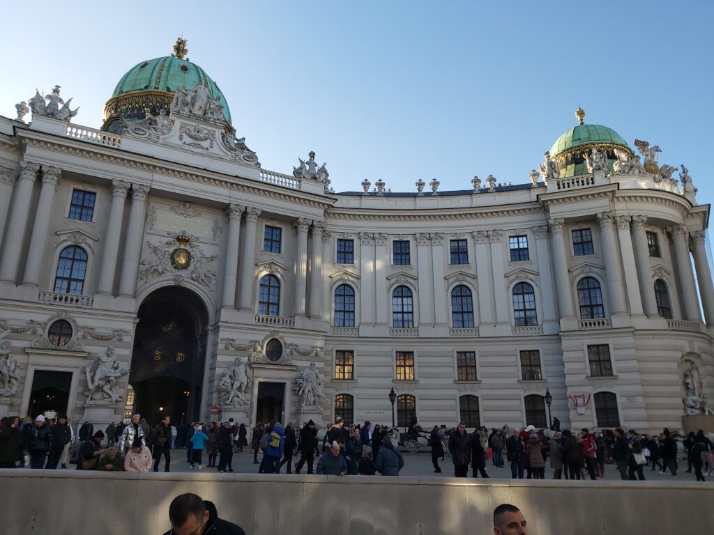 The Hofburg Palace in Vienna. Tour from Budapest to Vienna