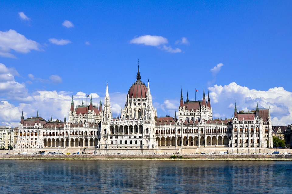 Hungarian Parliament Building in Budapest