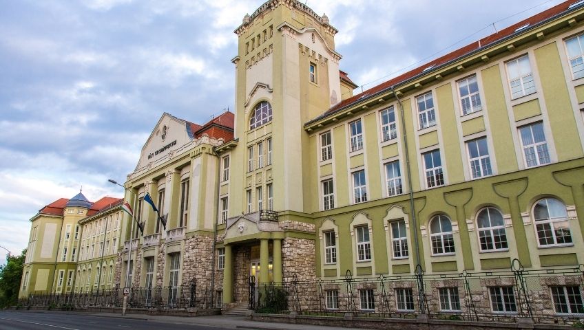 The University of Pécs, originally known as Janus Pannonius University