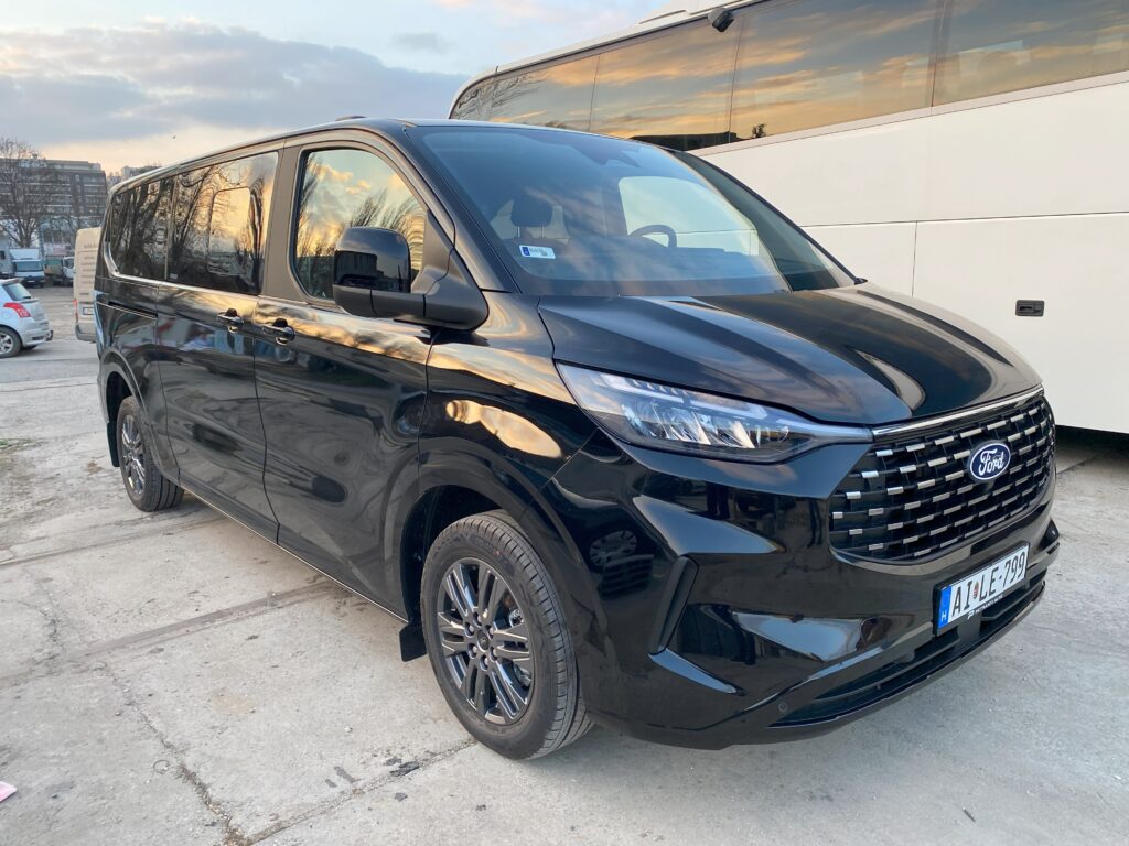 Standard Van (8 pax, 8 bags): Ford Transit Van. Best for group airport transfers, sightseeing tours, business delegations, event transportation, and private excursions.