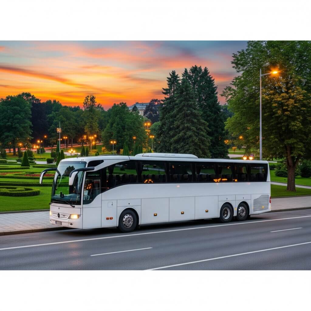 bus Mercedes Tourismo.  The perfect solution for larger groups, corporate teams, or families traveling together.