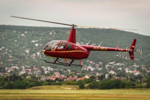 Helicopter Flight Over Budapest.