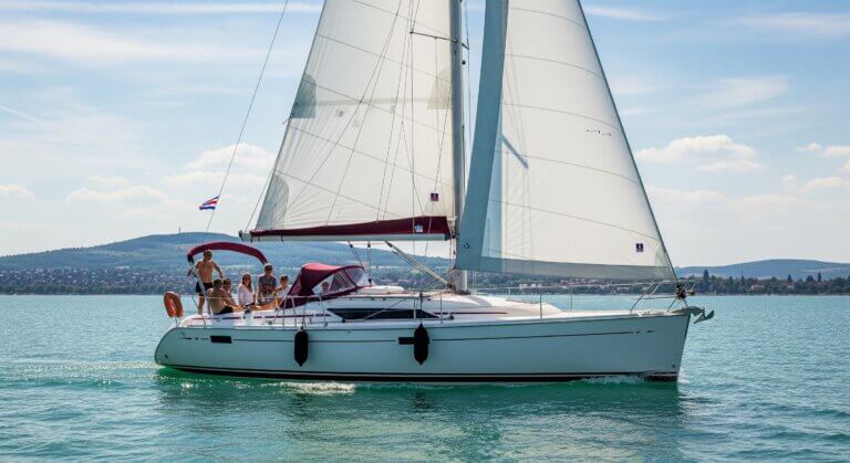 Rent a yacht on a Balaton lake