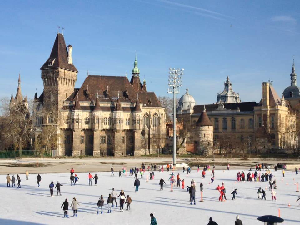 Ice Skating at Vajdahunyad Castle — A Winter Wonderland in Budapest