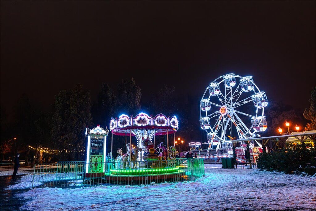 Door-to-door transfers to attractions, museums, ice rinks, and shopping areas