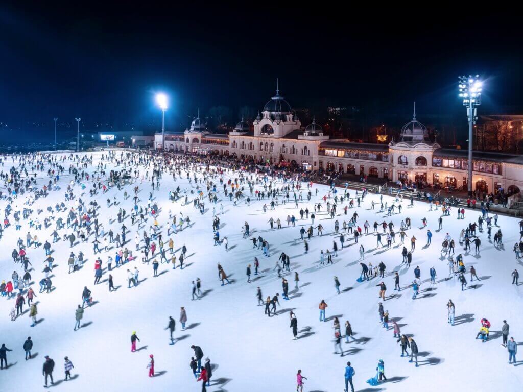 Ice Skating at Vajdahunyad Castle — A Winter Wonderland in Budapest