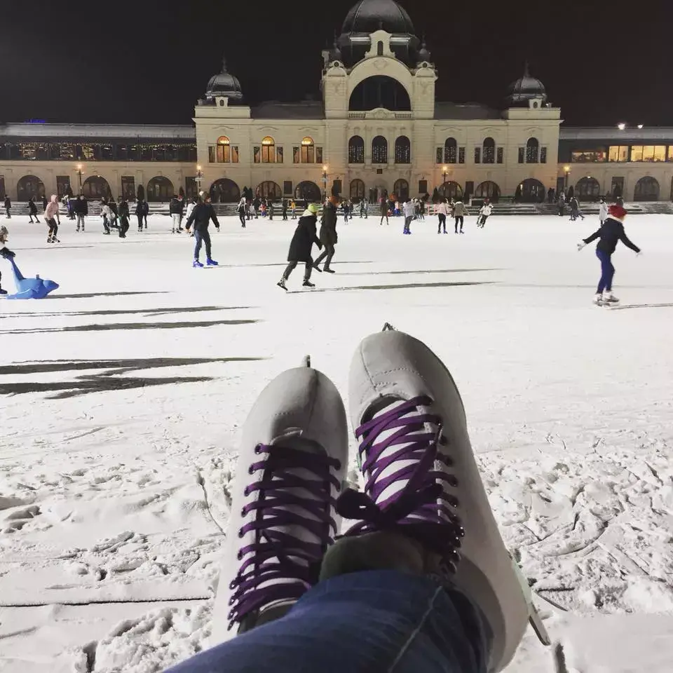 Ice Skating at Vajdahunyad Castle — A Winter Wonderland in Budapest