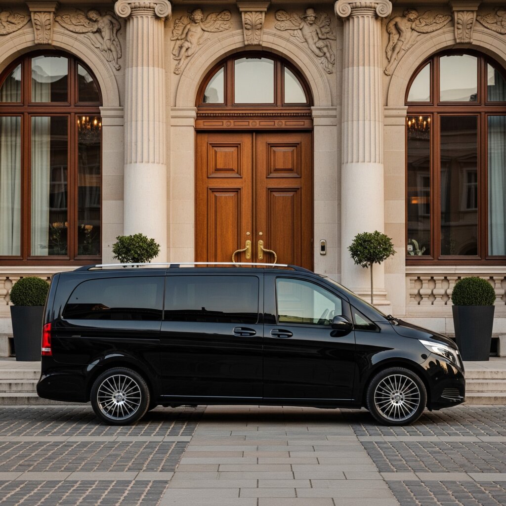 Mercedes V-Class: Ideal for VIP families or small groups wanting spacious elegance while exploring the city’s sparkling landmarks.