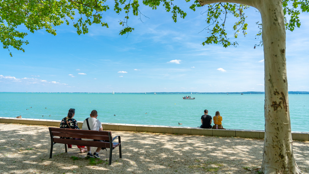 Balatonfüred. Tagore Promenade. Private Trip from Budapest to Lake Balaton: Balatonfüred – Tihany – Siófok with an English-Speaking Driver