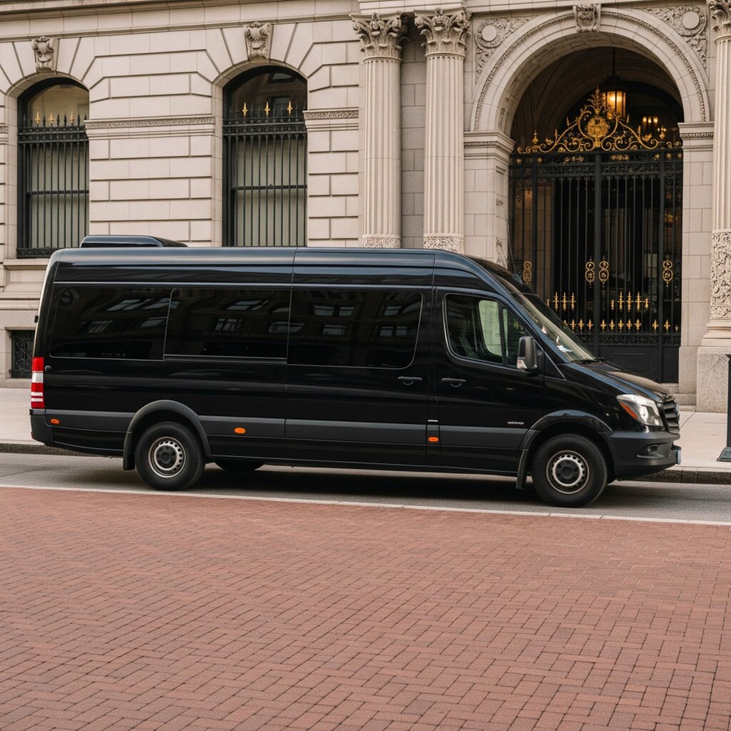Mercedes Sprinter Transport Options for Your Private Budapest Click & Go – Visual Content Tour