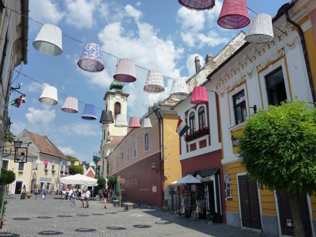 Szentendre is a charming riverside town known for its artistic atmosphere, colorful streets, and relaxed pace