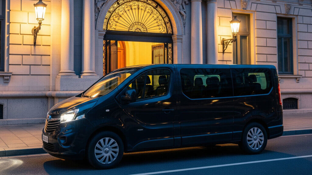 Opel Vivaro. индивидуальные трансферы в Будапеште