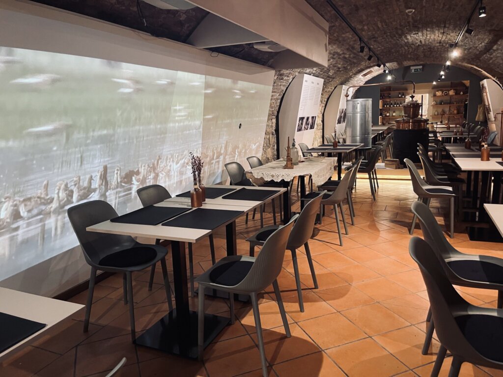 Атмосферный винный погреб