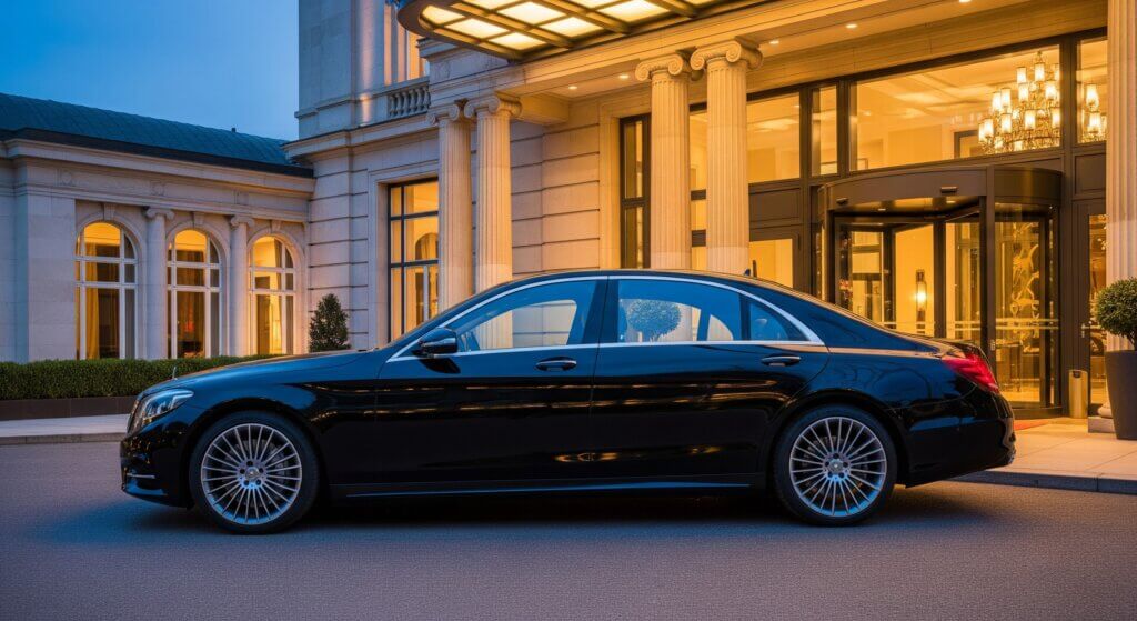 Mercedes S-Class. Private Tour from Budapest to Bratislava via Győr