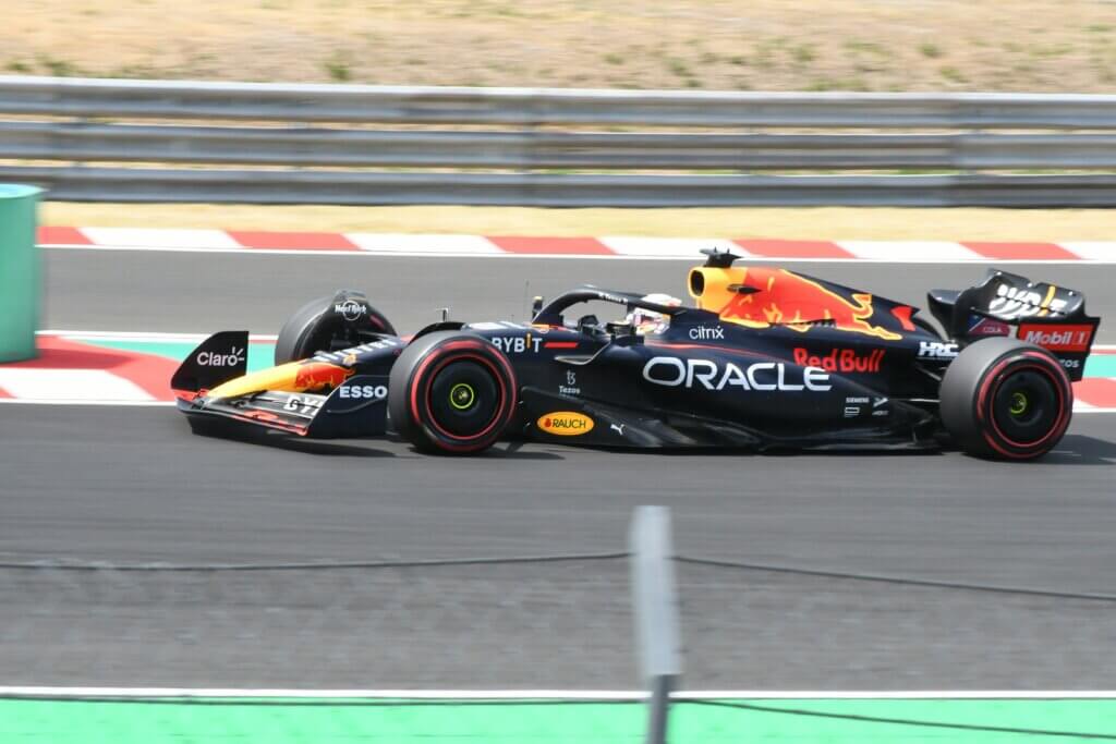Racing car at hungaroring