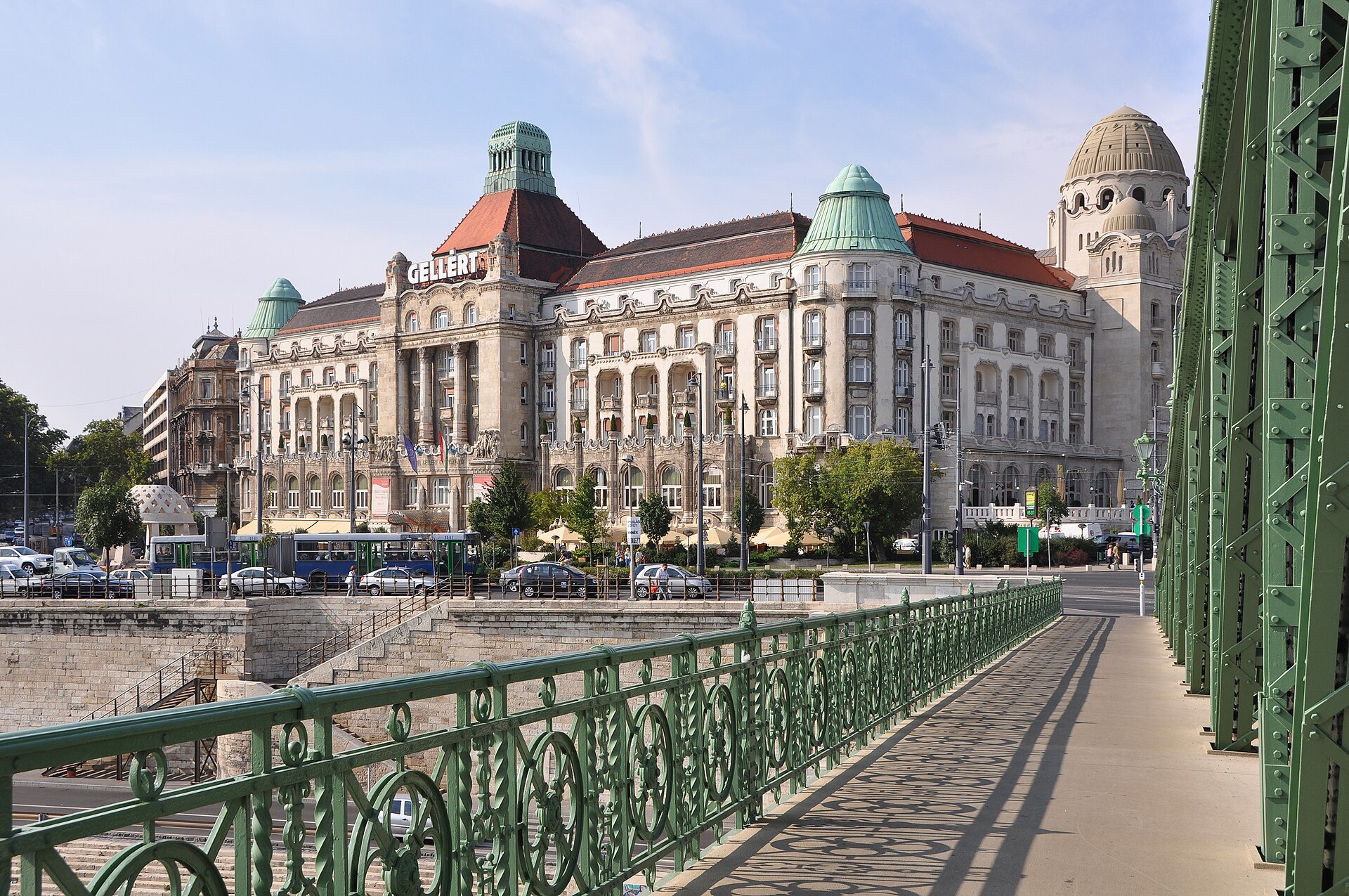 Hotel Gellért facade, future Mandarin Oriental Budapest